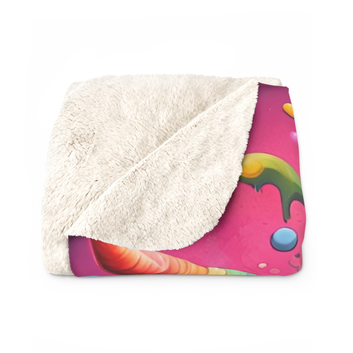 Wacky Sherpa Fleece Blanket