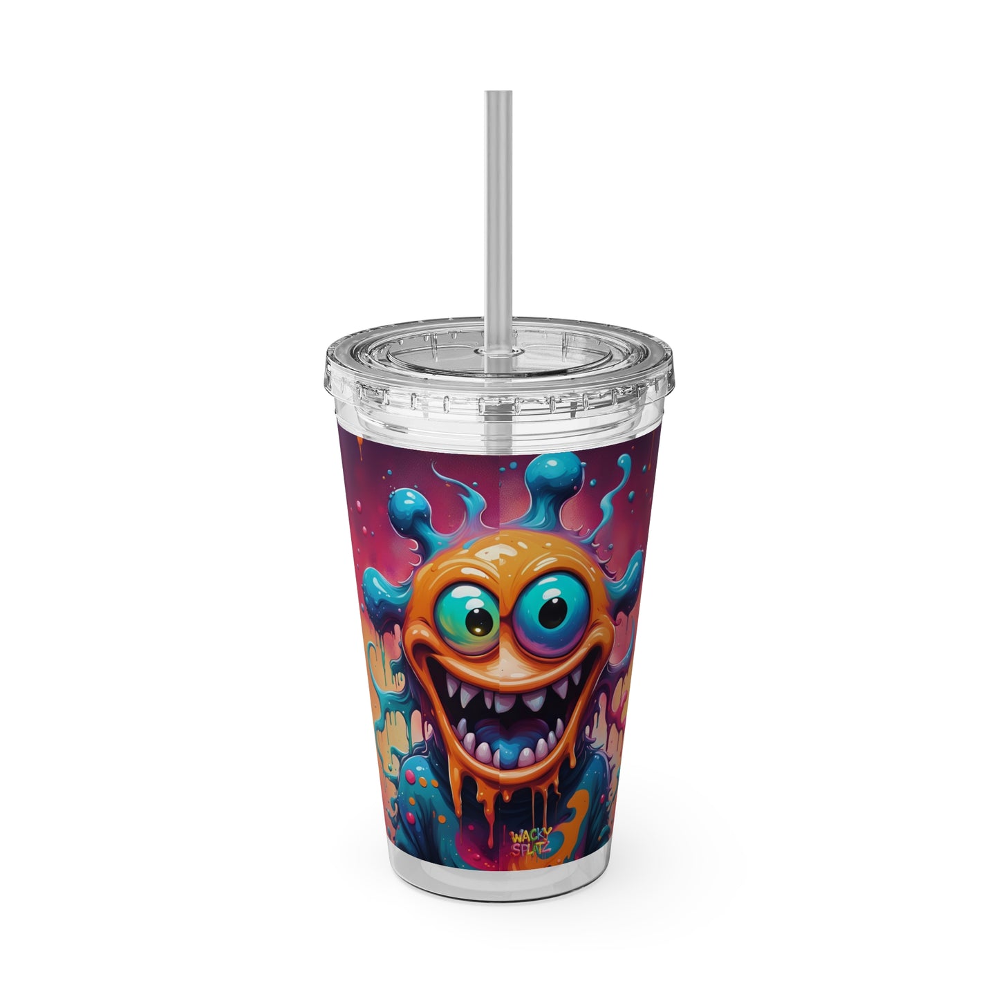 Wacky Tumbler with Straw, 16oz