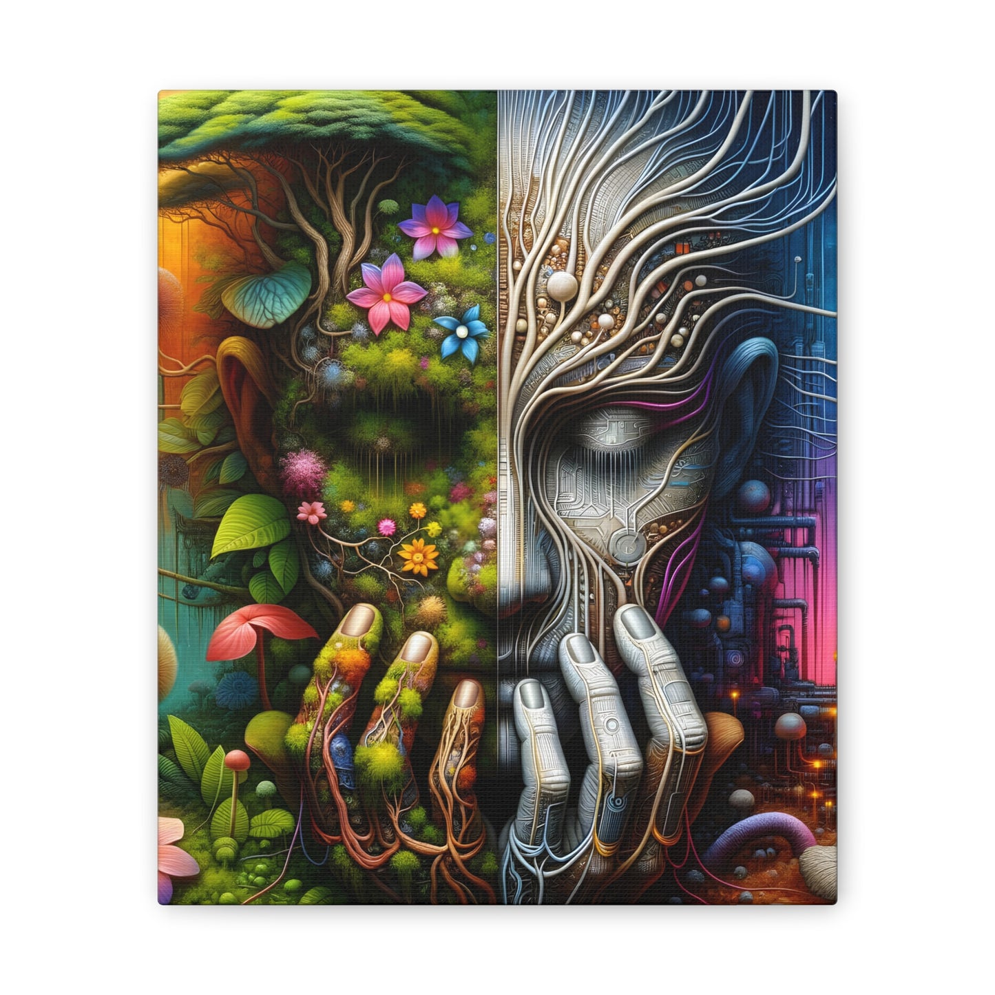 Duality Canvas Art - Stunning Stretched Wall Decor