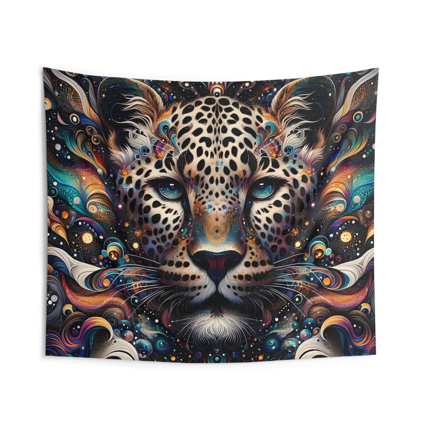 Astral Leopard Indoor Wall Tapestry