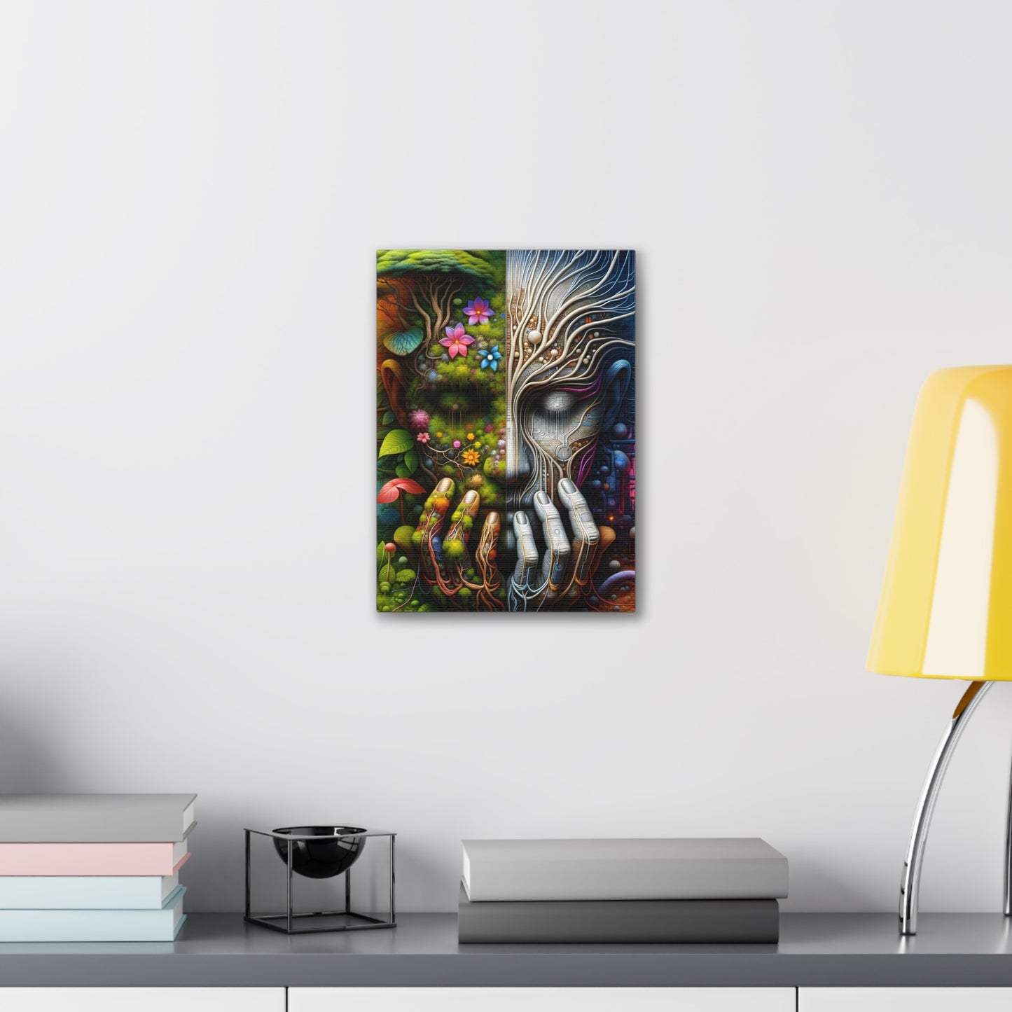 Duality Canvas Art - Stunning Stretched Wall Decor