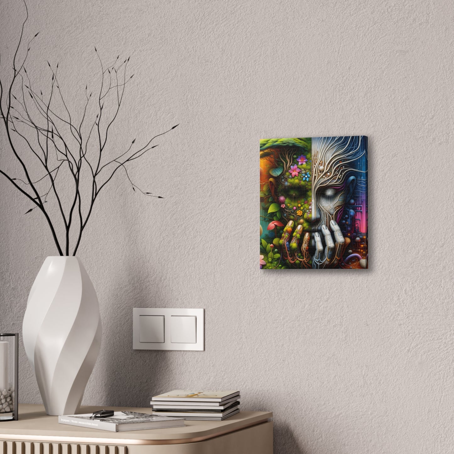 Duality Canvas Art - Stunning Stretched Wall Decor