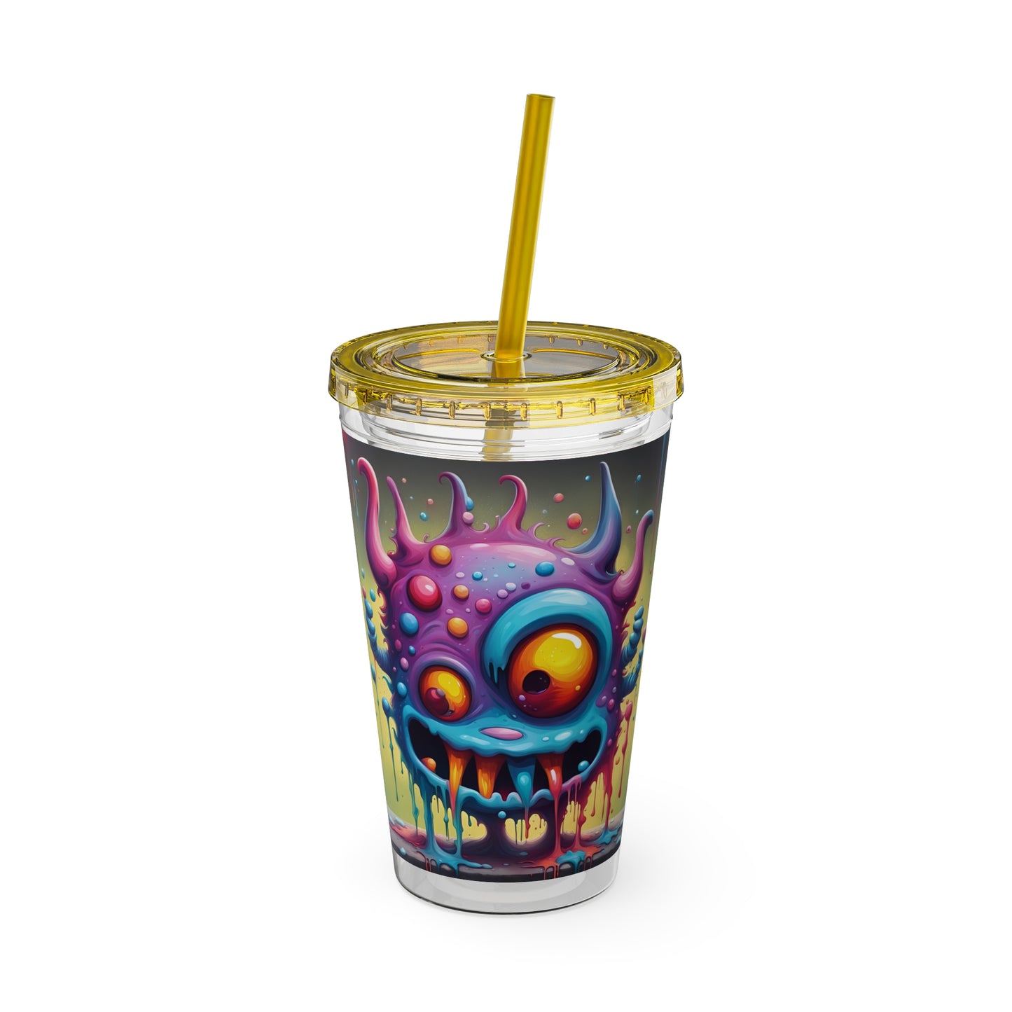 Wacky Tumbler with Straw, 16oz