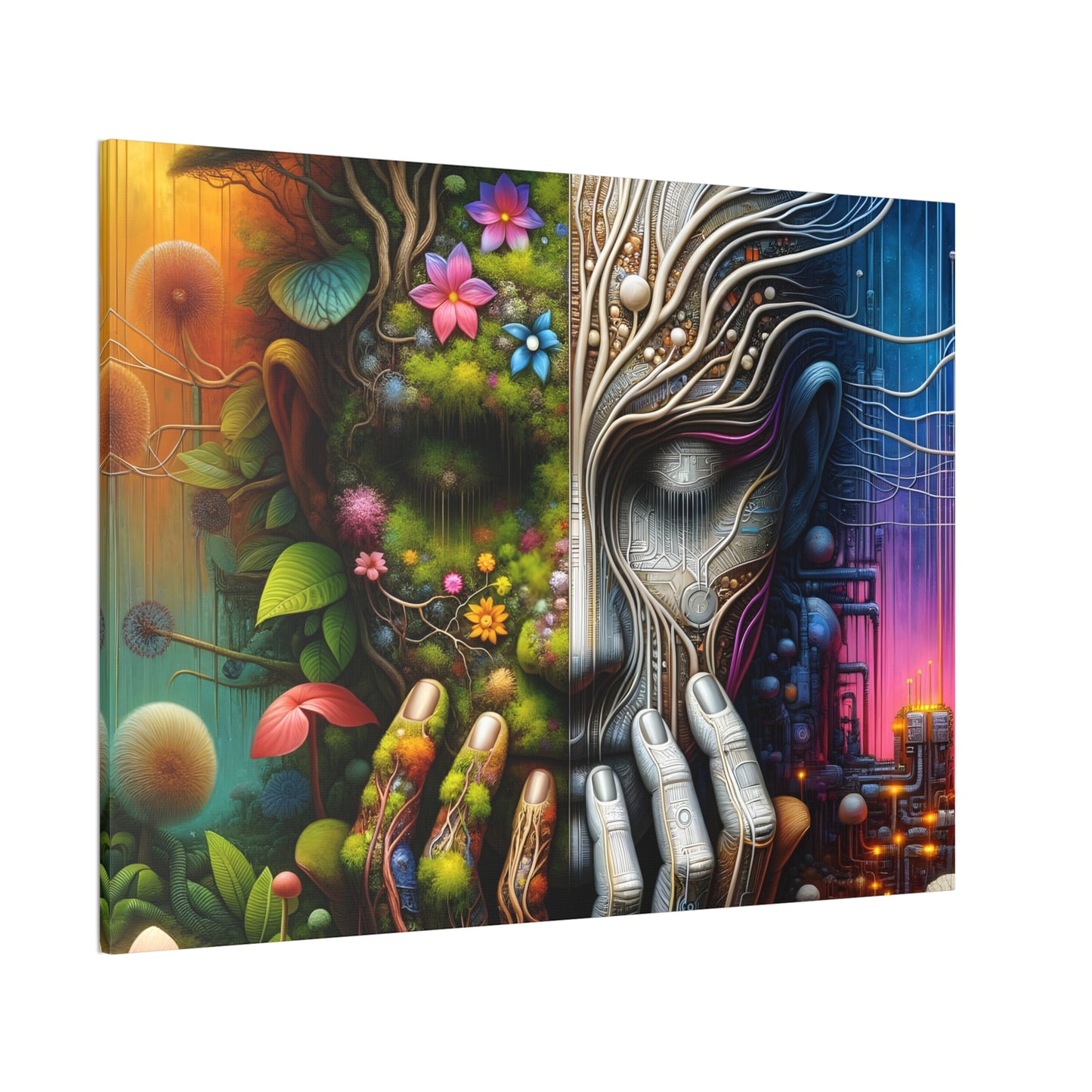 Duality Canvas Art - Stunning Stretched Wall Decor