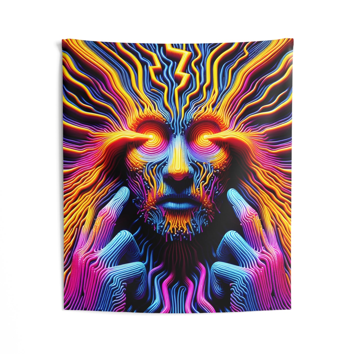 Cosmic Reaperz Indoor Wall Tapestry, Boho Wall Art, Wall Hanging Tapestry, Aesthetic Accessories