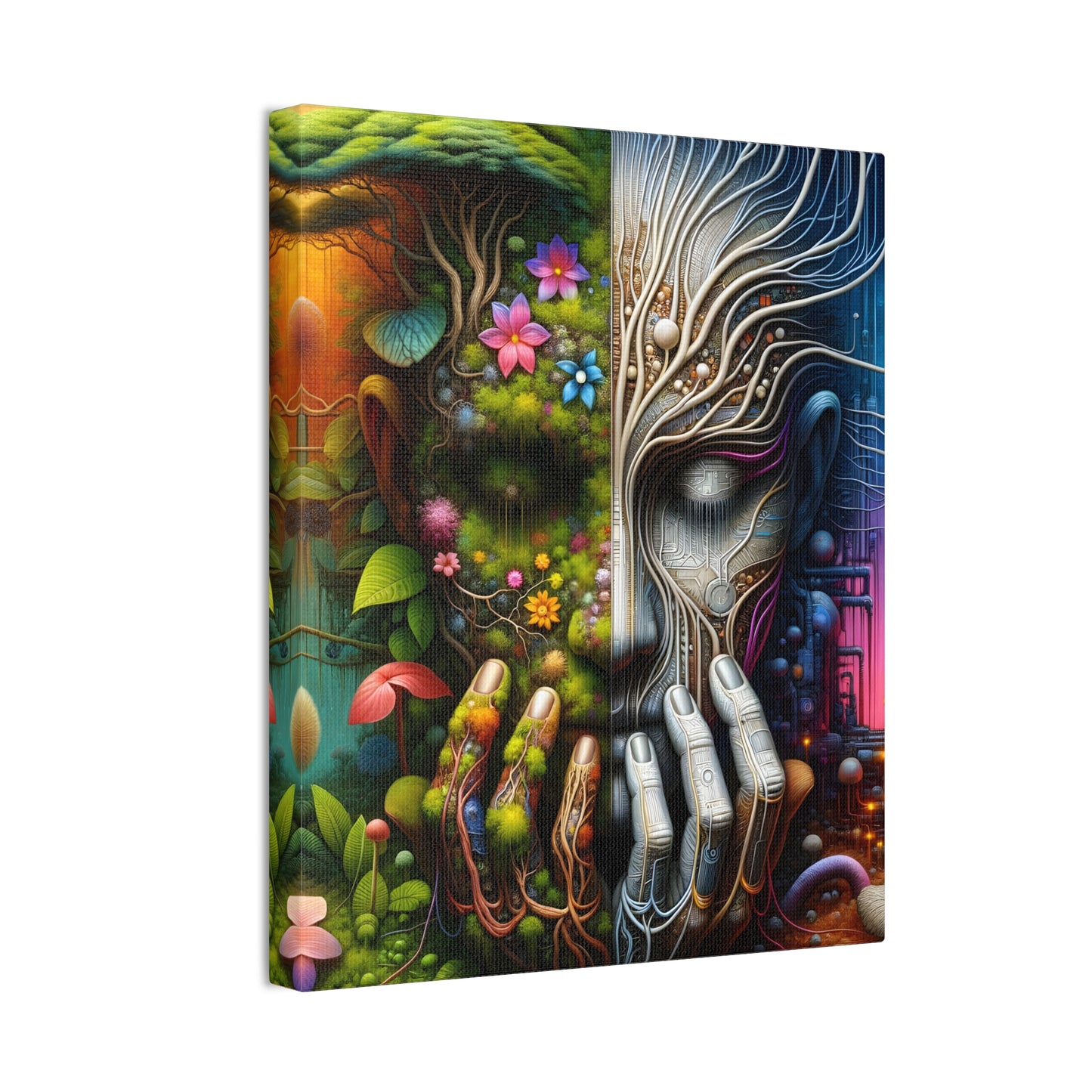 Duality Canvas Art - Stunning Stretched Wall Decor