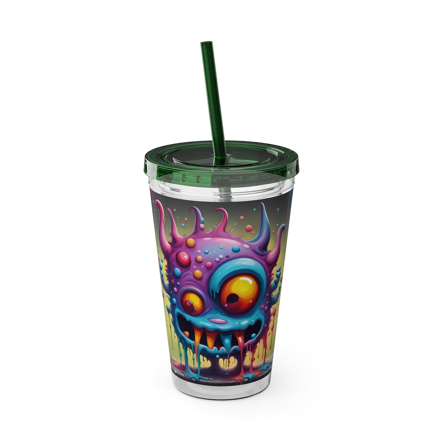 Wacky Tumbler with Straw, 16oz