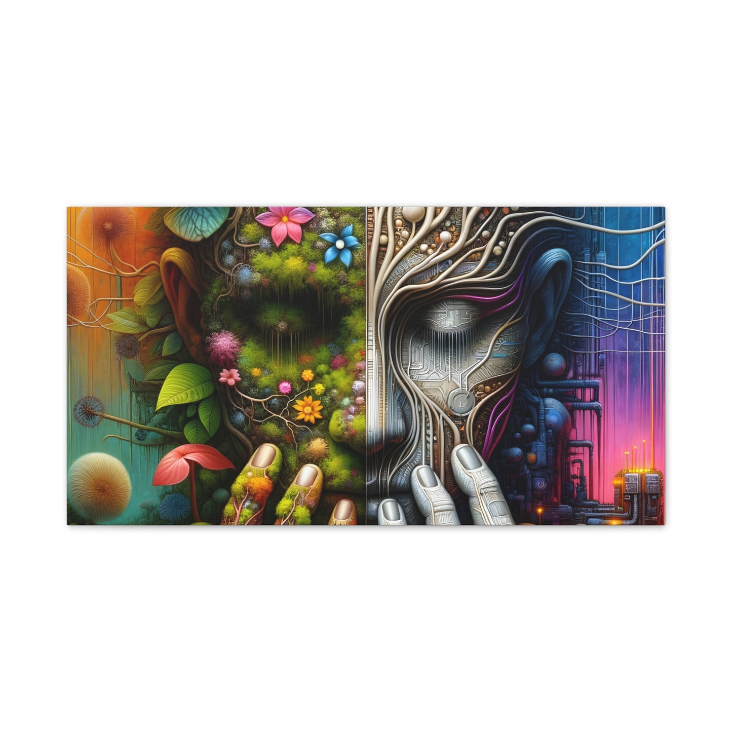 Duality Canvas Art - Stunning Stretched Wall Decor