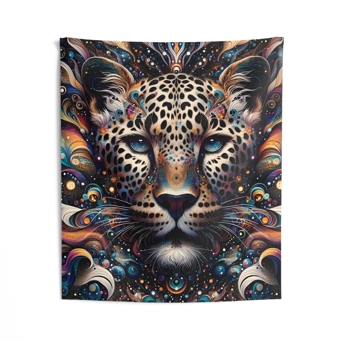 Astral Leopard Indoor Wall Tapestry