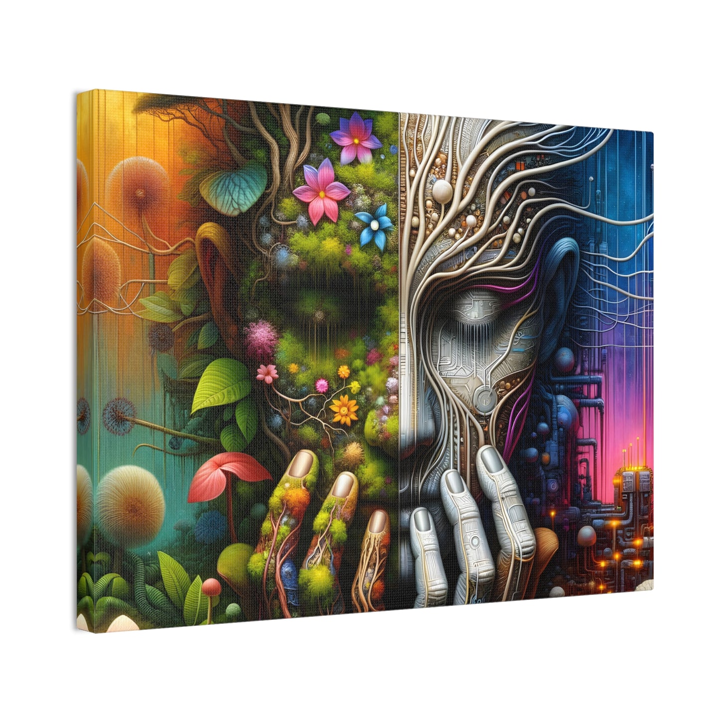 Duality Canvas Art - Stunning Stretched Wall Decor