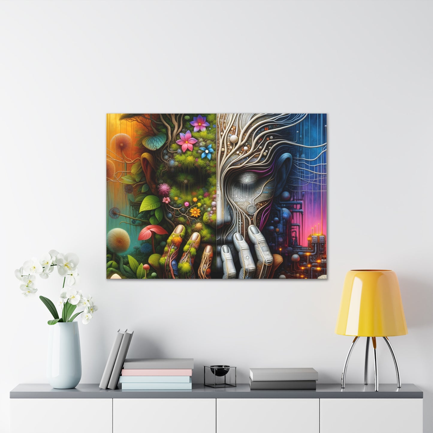 Duality Canvas Art - Stunning Stretched Wall Decor