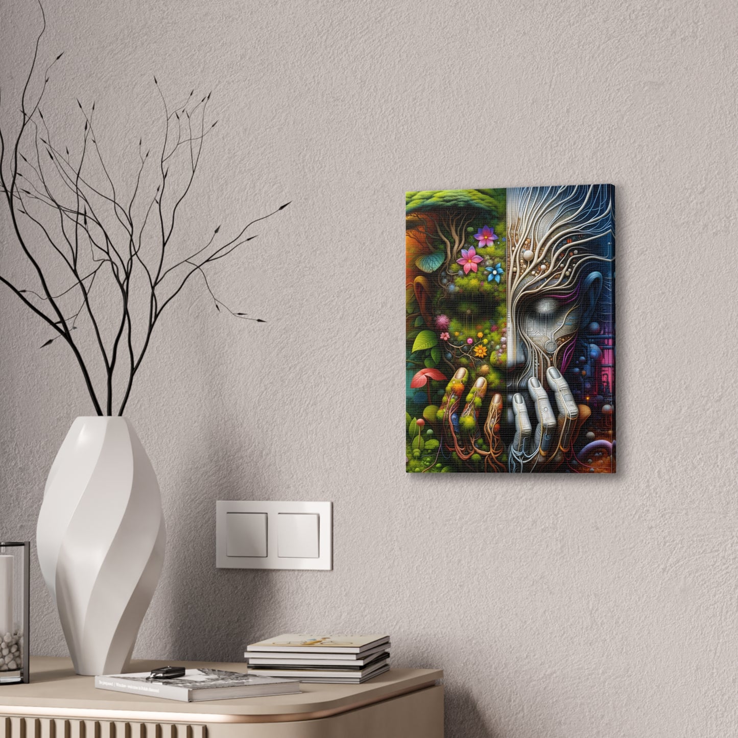 Duality Canvas Art - Stunning Stretched Wall Decor
