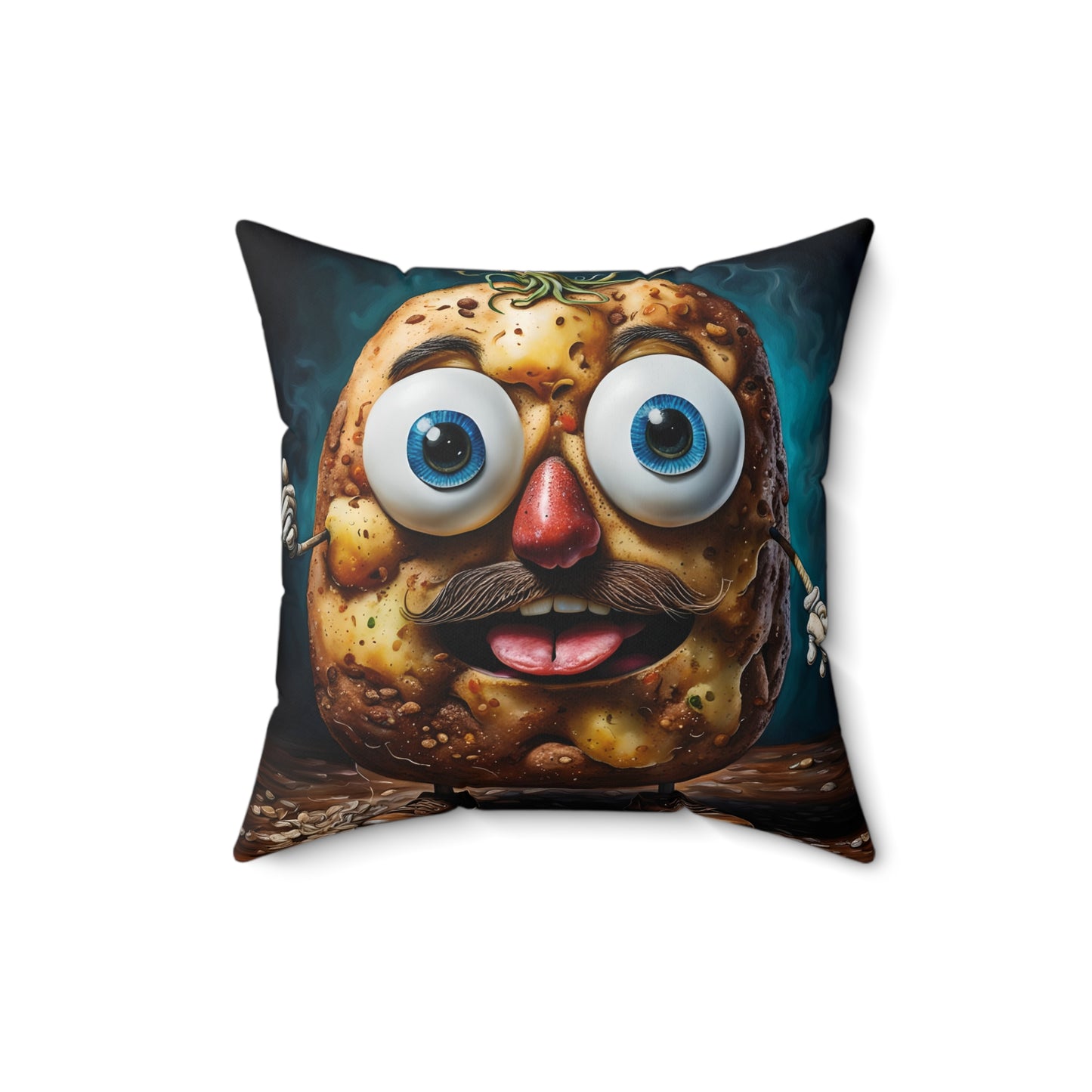 Couch Potatoez Spun Polyester Square Pillow