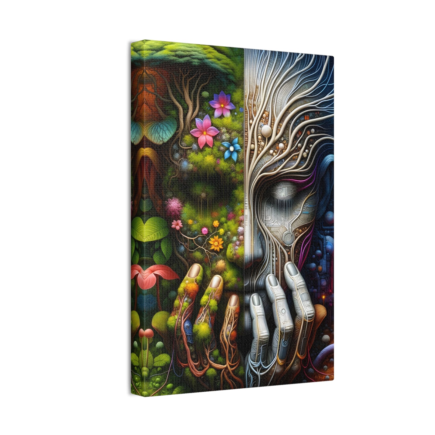 Duality Canvas Art - Stunning Stretched Wall Decor