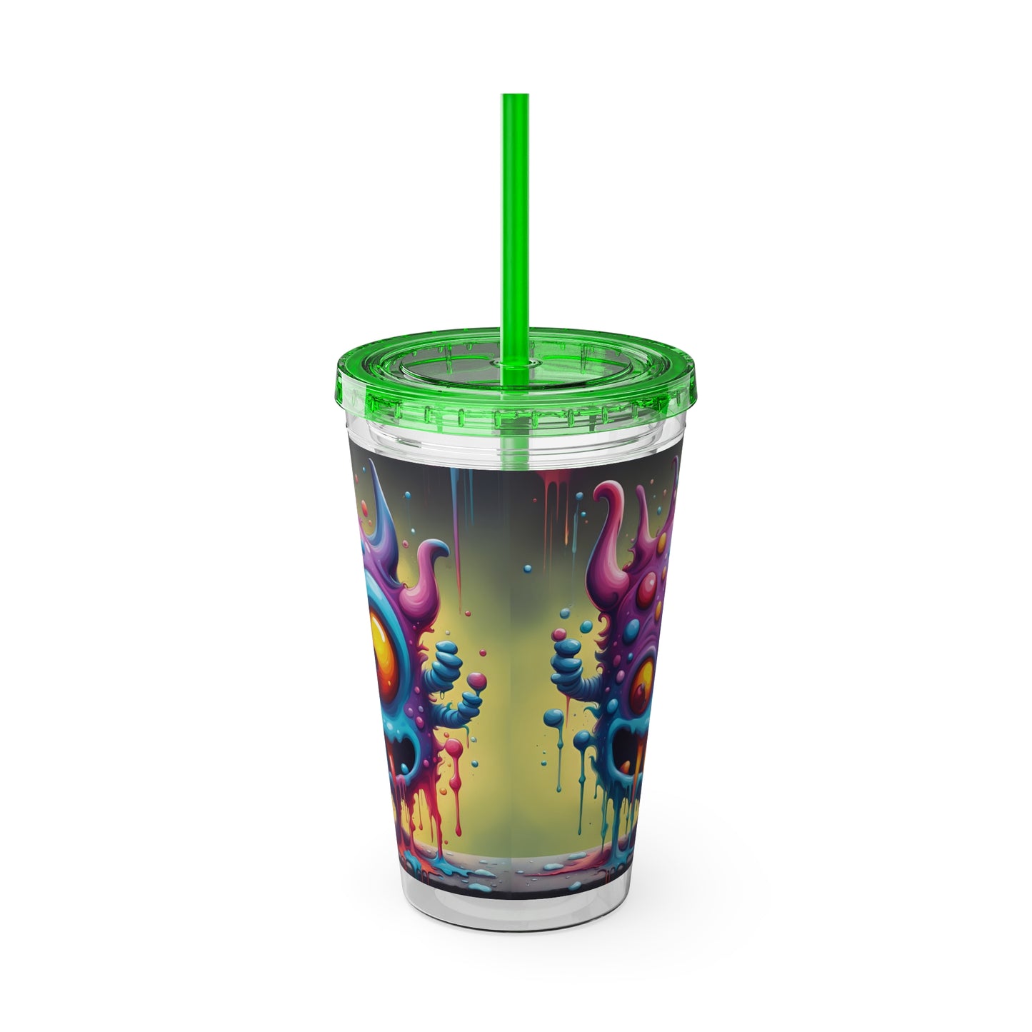 Wacky Tumbler with Straw, 16oz