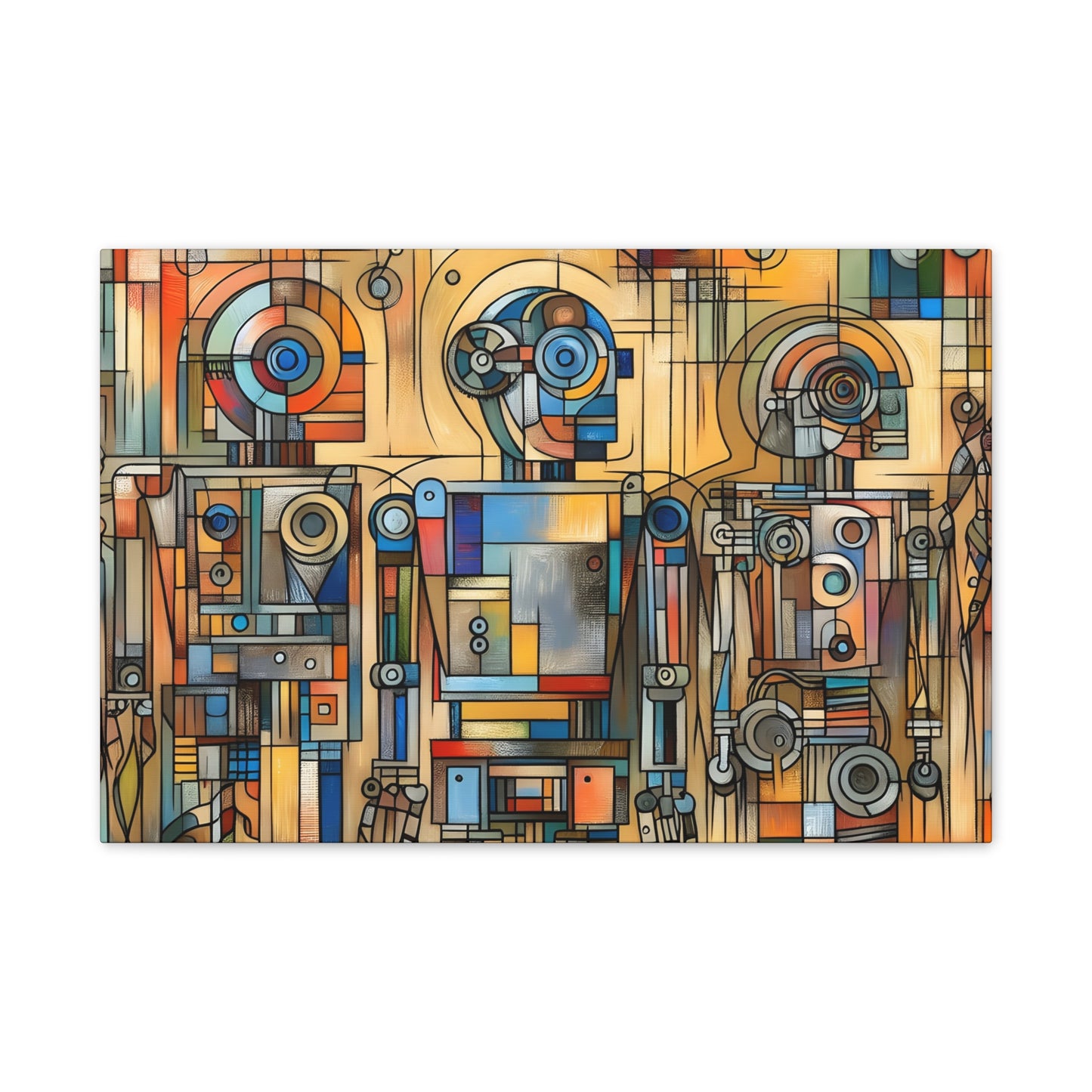 Robotz Canvas Stretched, 0.75"