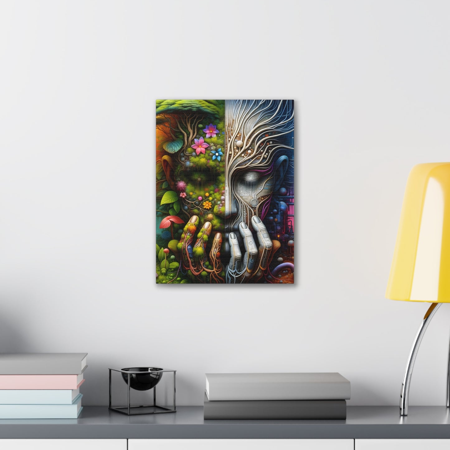 Duality Canvas Art - Stunning Stretched Wall Decor