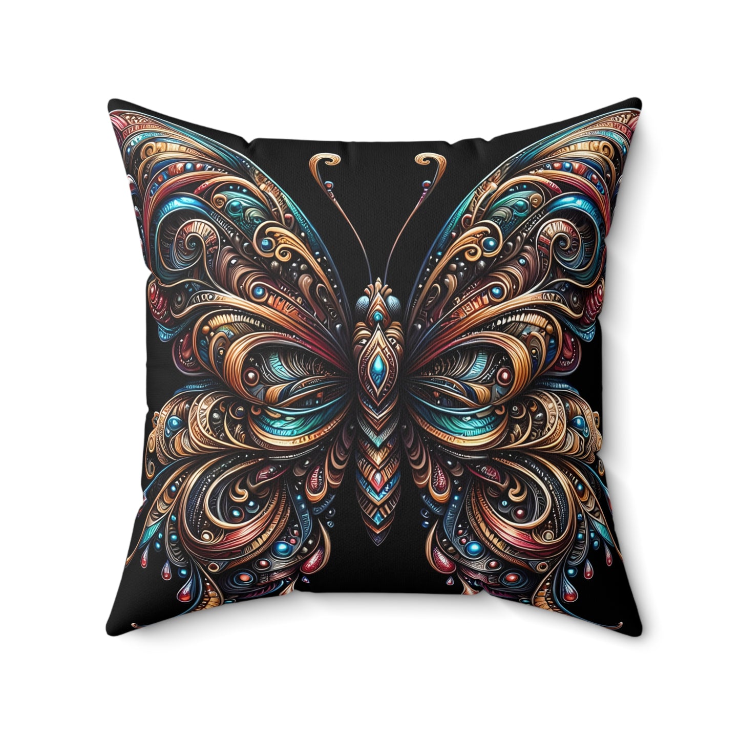 Butterflyz Spun Polyester Square Pillow