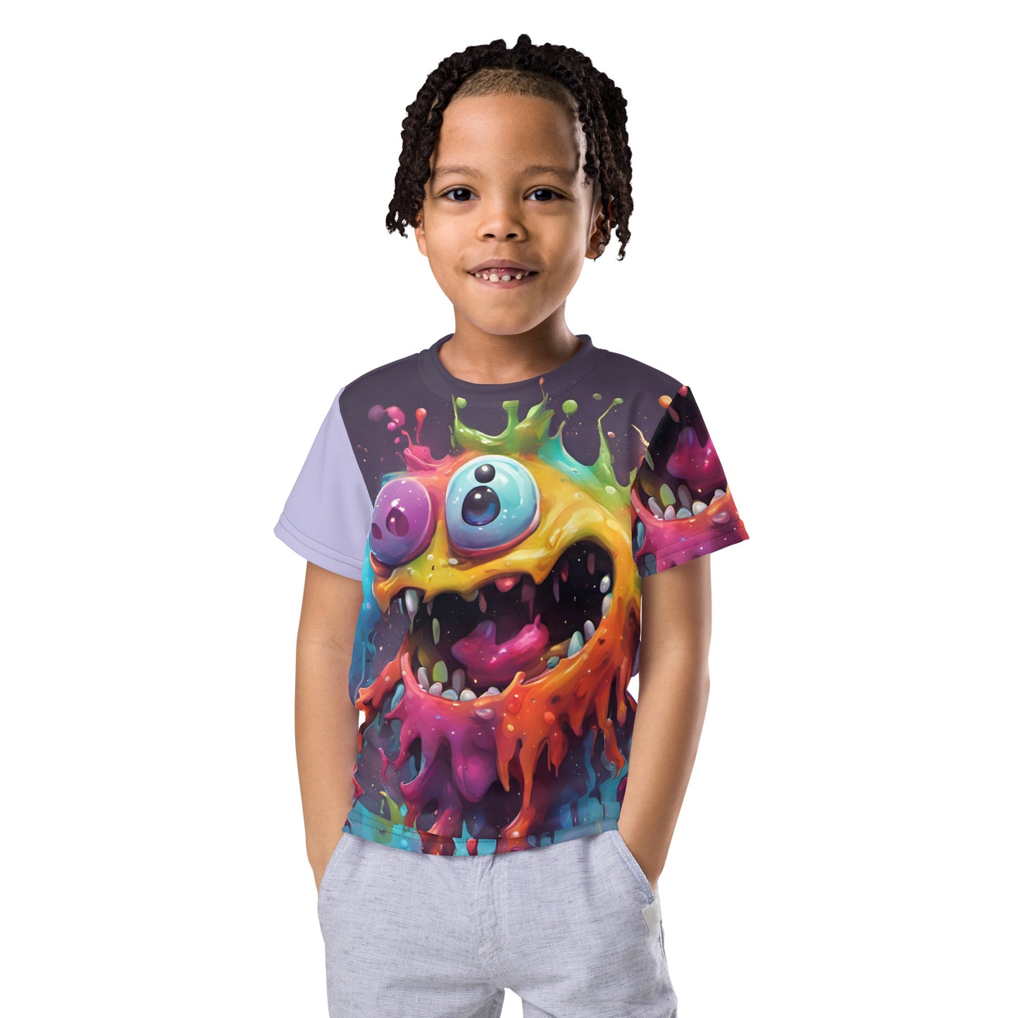 Wacky Style Kids Crew Neck T-Shirt