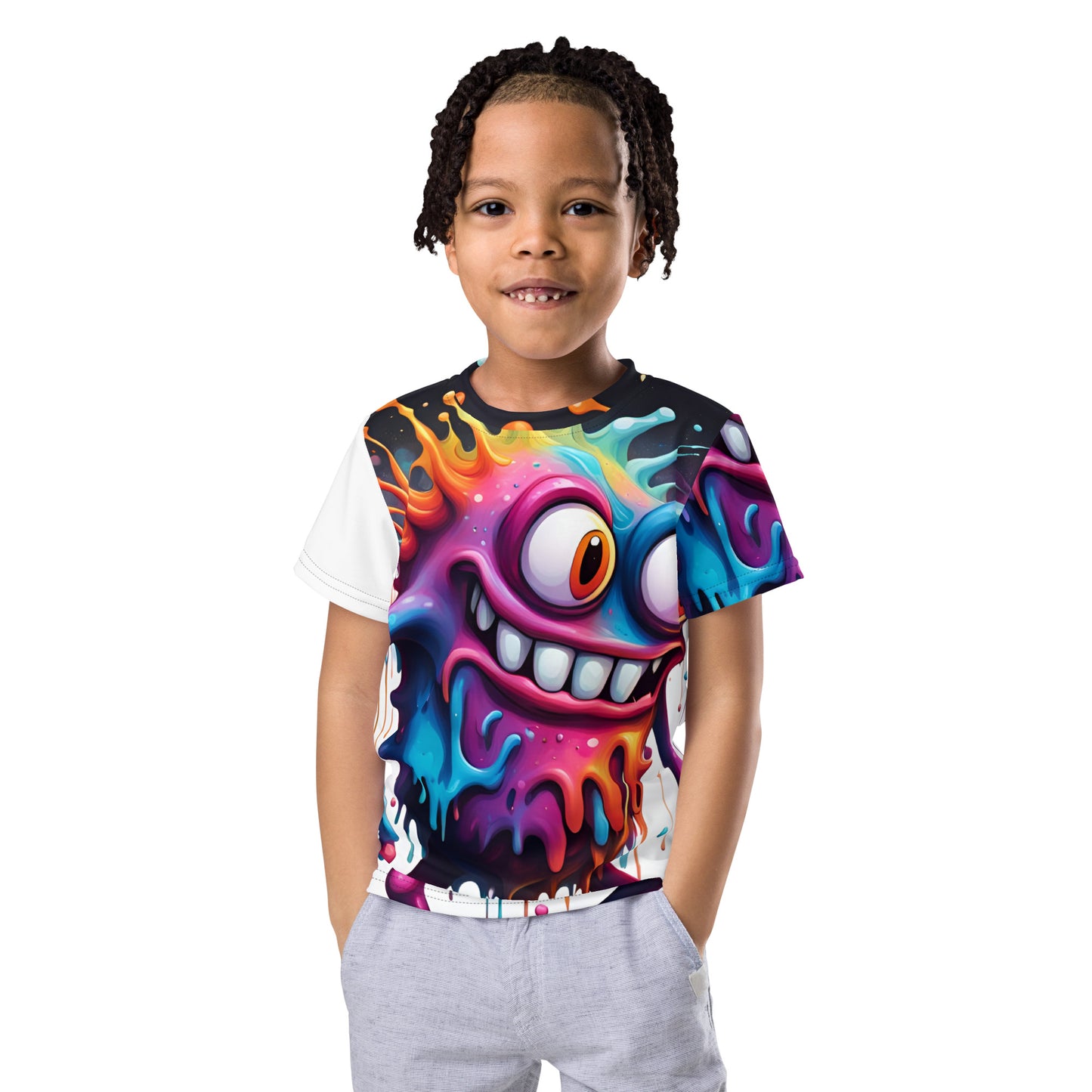 Wacky Style Kids Crew Neck T-Shirt