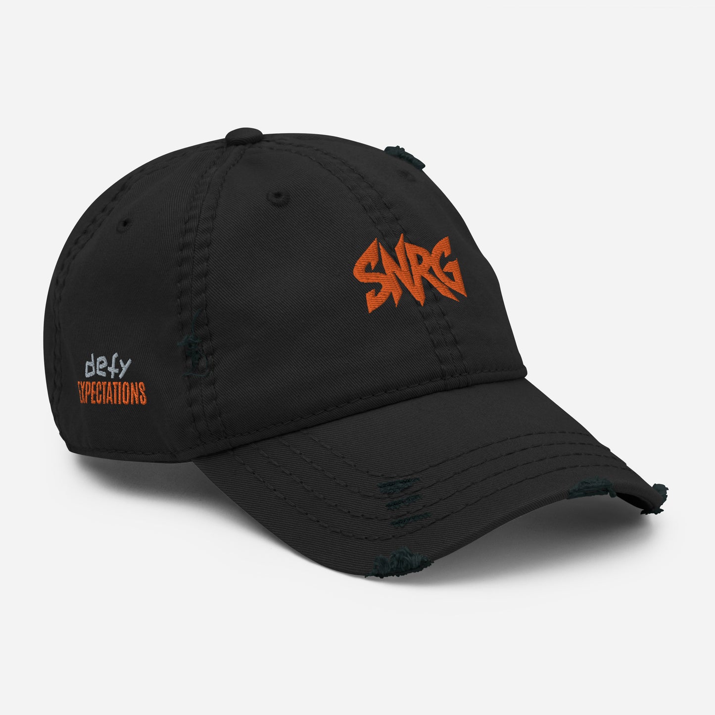 Branded Distressed Dad Hat