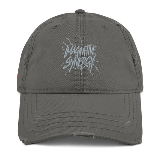 Branded Distressed Dad Hat