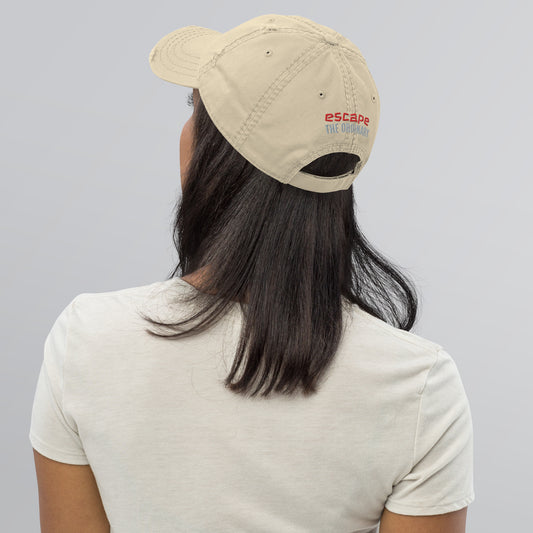 Branded Distressed Dad Hat