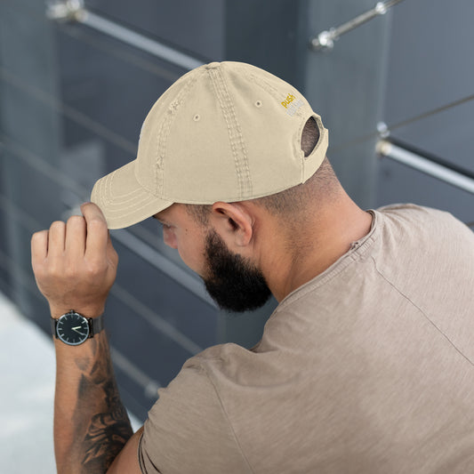 Branded Distressed Dad Hat